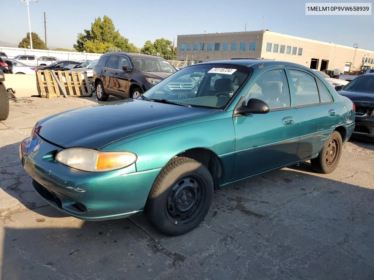 1997 Mercury Tracer Gs VIN: 1MELM10P9VW658939 Lot: 74116734