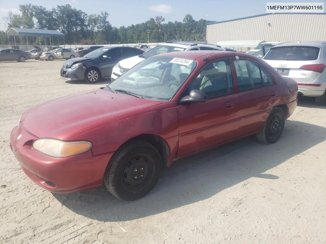 1998 Mercury Tracer Ls VIN: 1MEFM13P7WW601195 Lot: 68074284