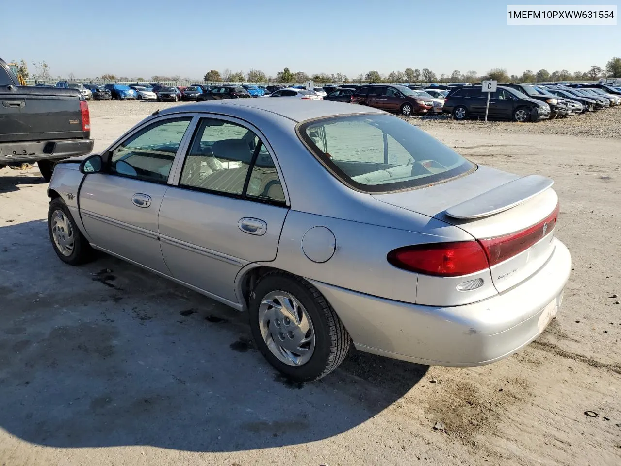 1MEFM10PXWW631554 1998 Mercury Tracer Gs