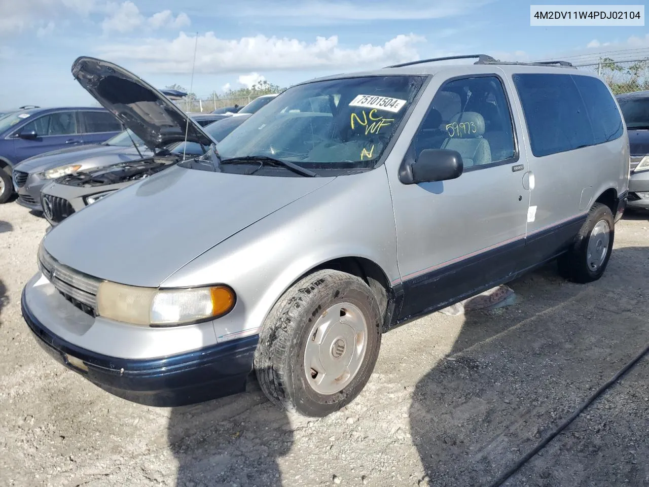 1993 Mercury Villager VIN: 4M2DV11W4PDJ02104 Lot: 75101504