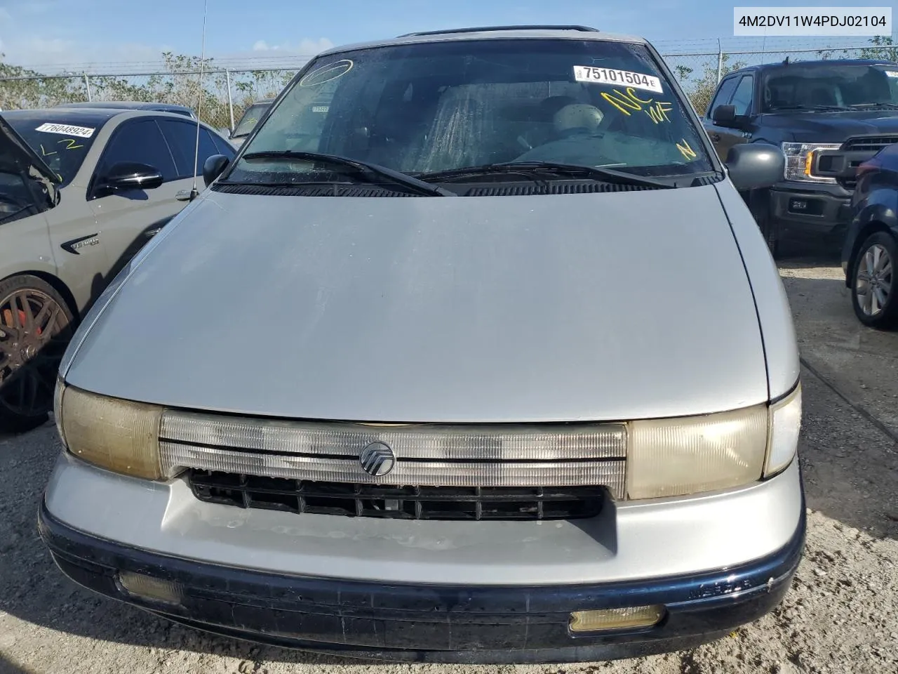 1993 Mercury Villager VIN: 4M2DV11W4PDJ02104 Lot: 75101504