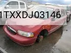 1999 Mercury Villager VIN: 4M2XV11TXXDJ03146 Lot: 38336914