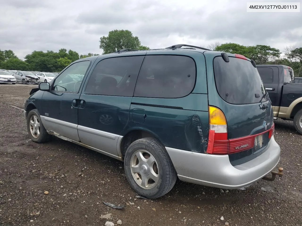 2000 Mercury Villager Sport VIN: 4M2XV12T7YDJ01113 Lot: 60217604