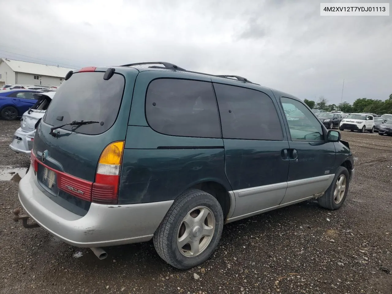 2000 Mercury Villager Sport VIN: 4M2XV12T7YDJ01113 Lot: 60217604