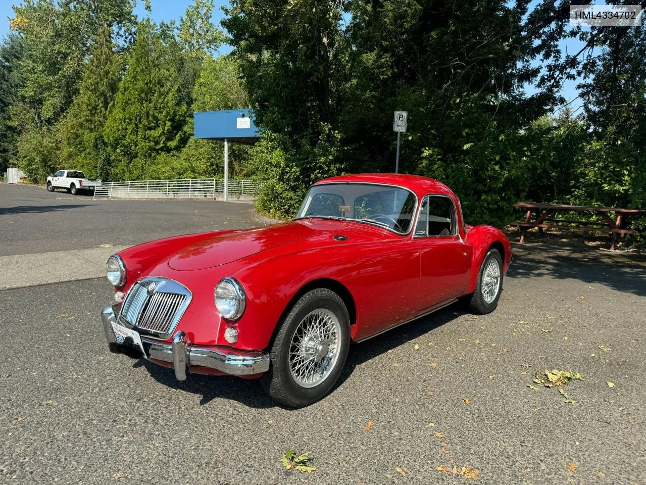 1958 Mg Mga C VIN: HML4334702 Lot: 75320974