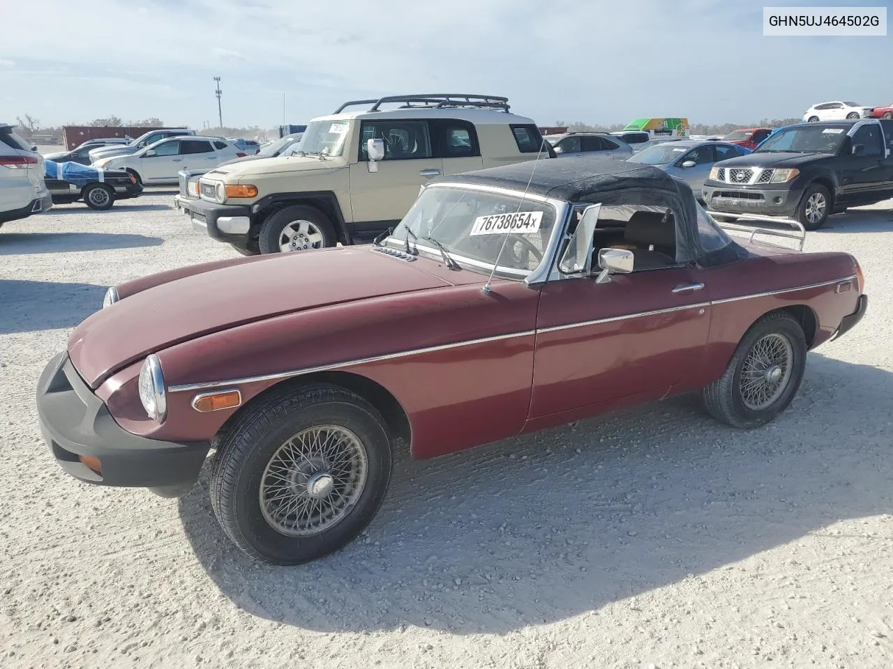 1978 Mg Convertibl VIN: GHN5UJ464502G Lot: 76738654