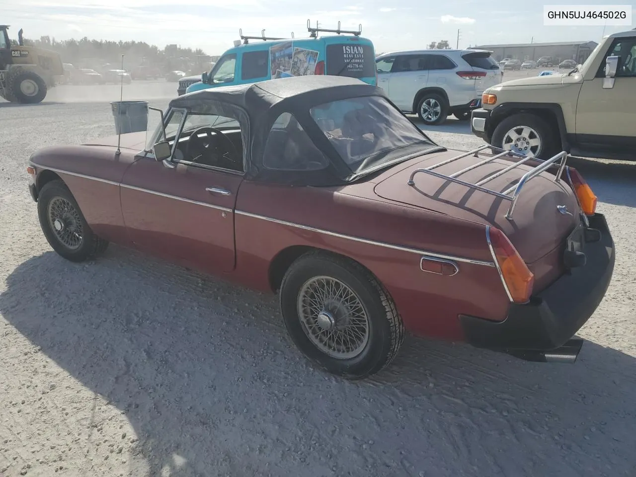 1978 Mg Convertibl VIN: GHN5UJ464502G Lot: 76738654