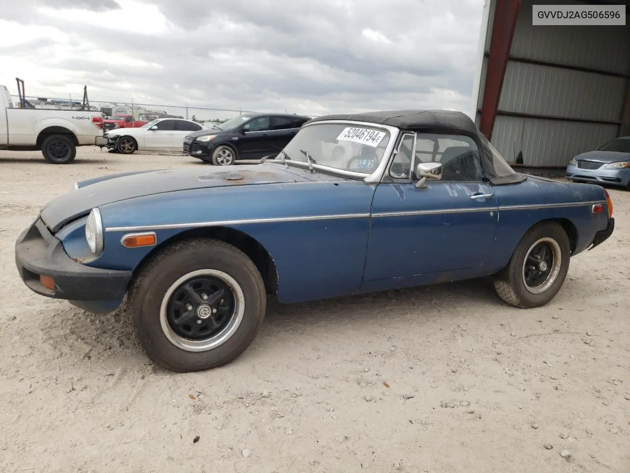 1980 Mg Convertibl VIN: GVVDJ2AG506596 Lot: 52046194