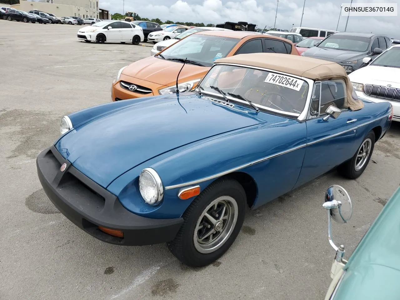 1974 Mg Mgb VIN: GHN5UE367014G Lot: 74702644