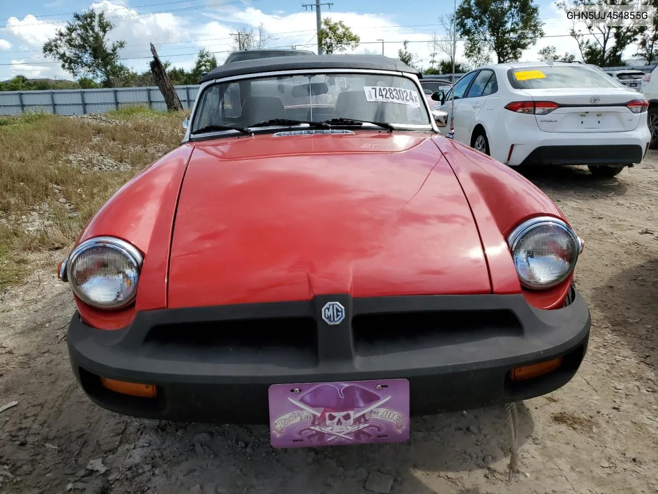 1978 Mg Mgb VIN: GHN5UJ454855G Lot: 74283024