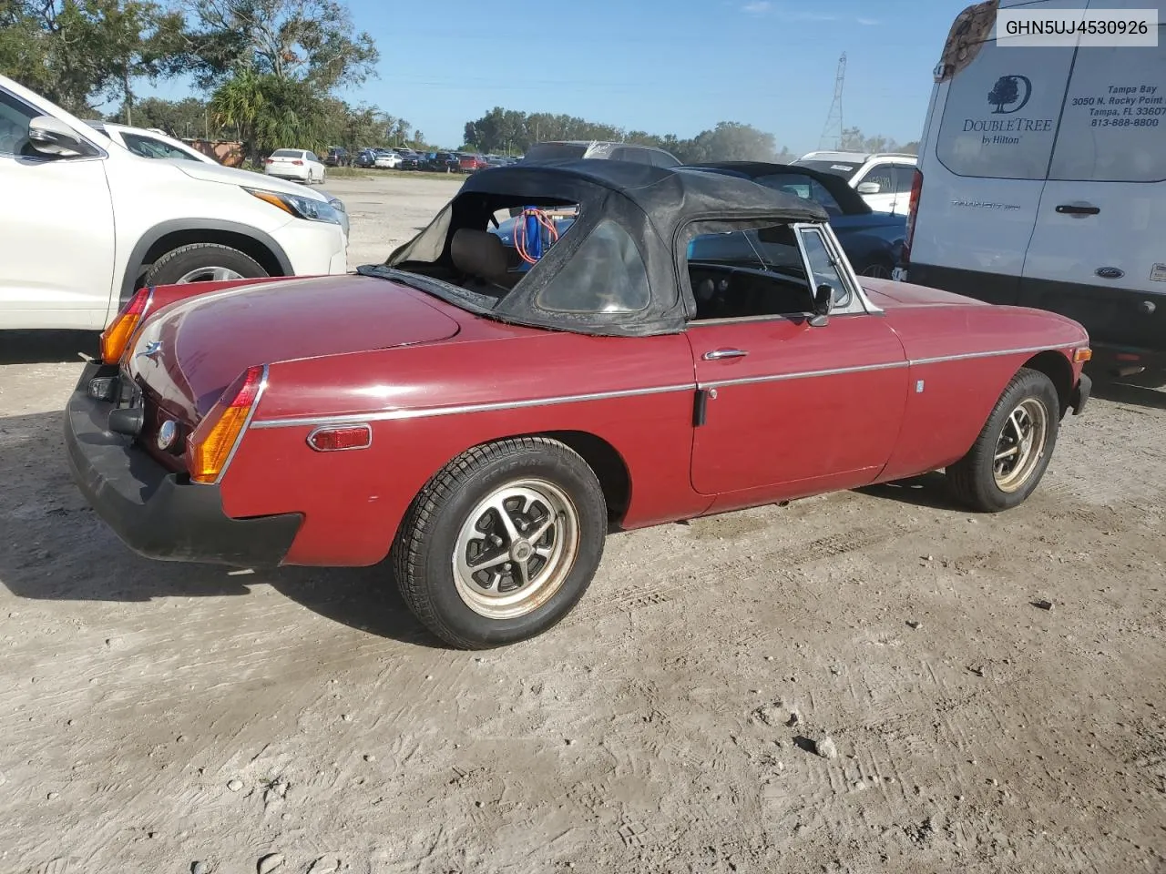 1978 Mg Mgb VIN: GHN5UJ4530926 Lot: 76370794