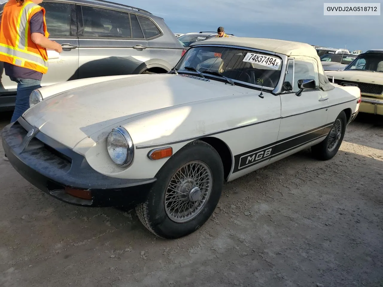 1980 Mg Mgb VIN: GVVDJ2AG518712 Lot: 74837494