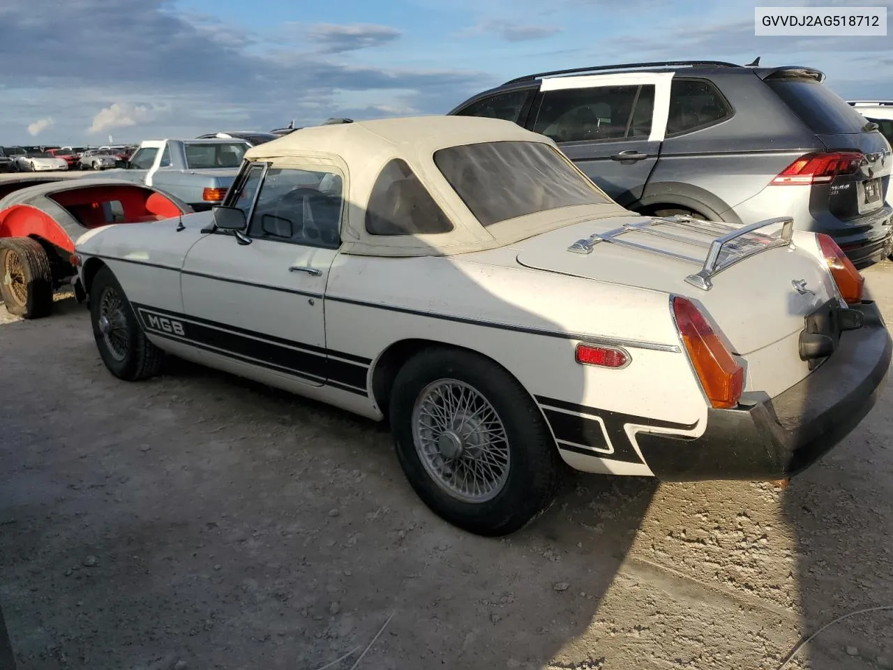 1980 Mg Mgb VIN: GVVDJ2AG518712 Lot: 74837494