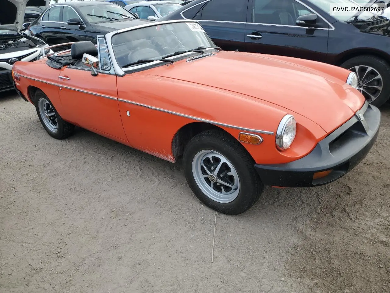 1980 Mg Mgb VIN: GVVDJ2AG502697 Lot: 76873154