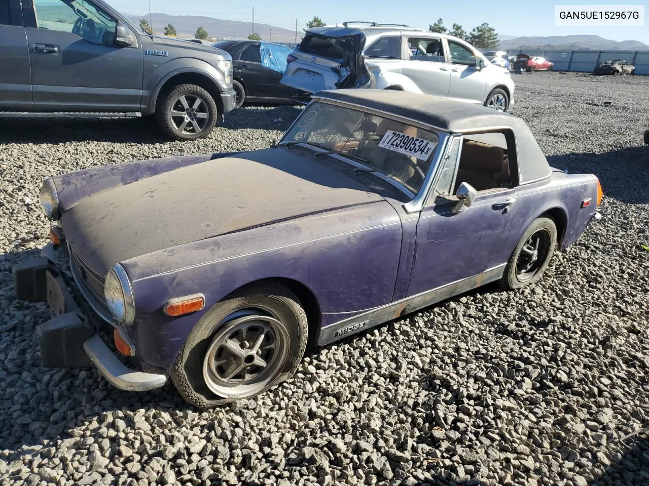 1974 Mg Midget VIN: GAN5UE152967G Lot: 72391044