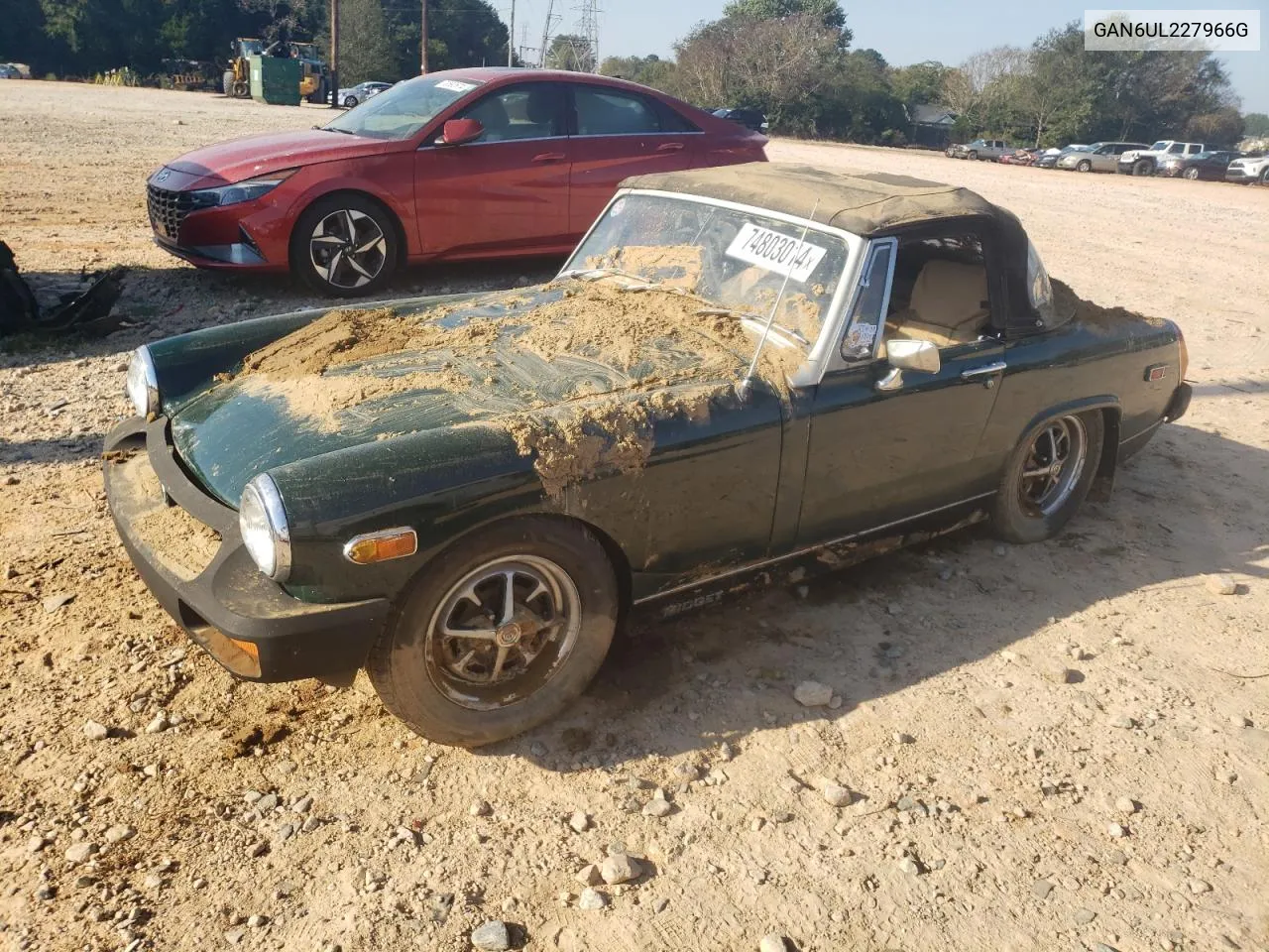 1979 Mg Midget VIN: GAN6UL227966G Lot: 74803014