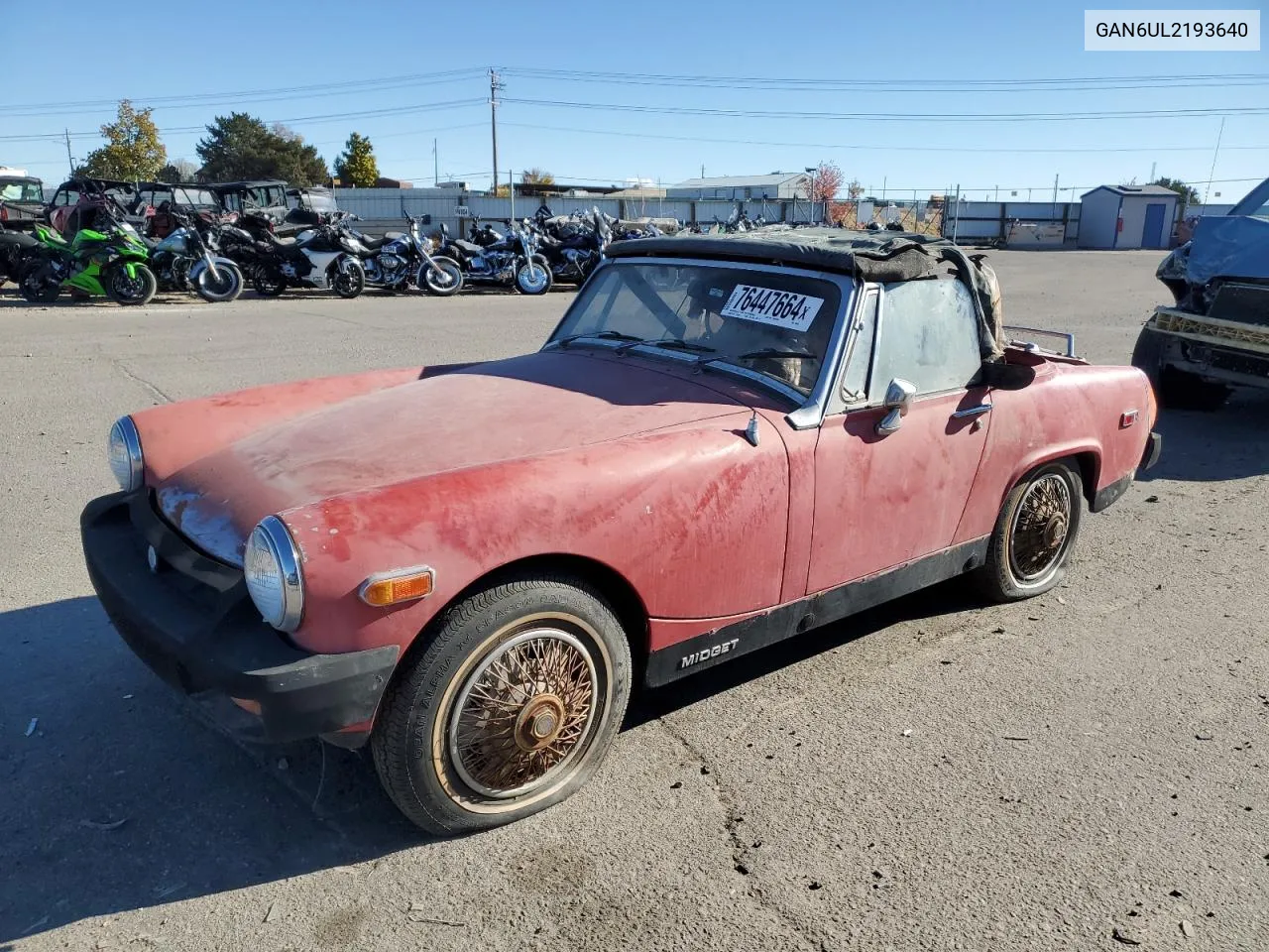 1979 Mg Midget VIN: GAN6UL2193640 Lot: 76447664