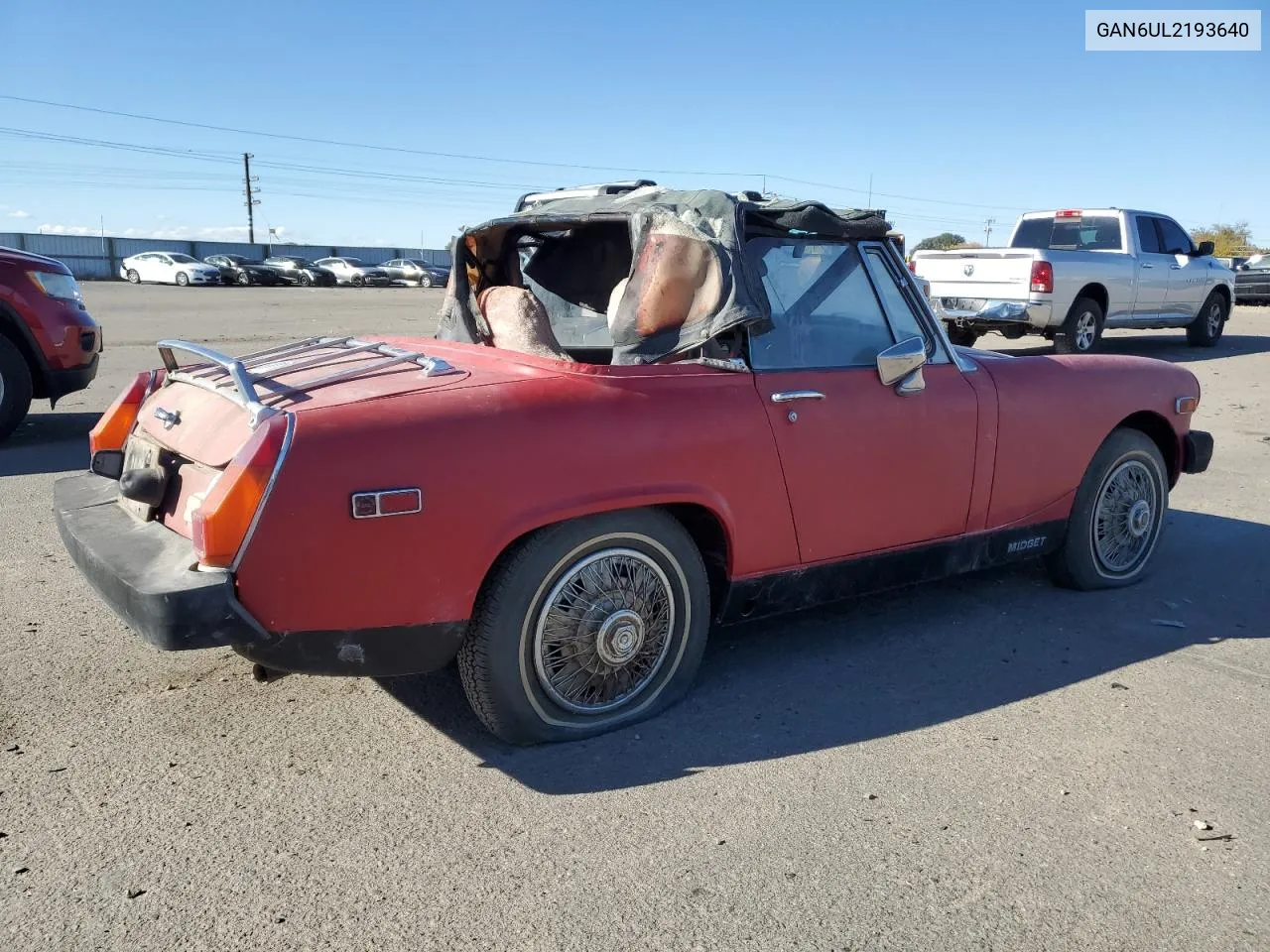 1979 Mg Midget VIN: GAN6UL2193640 Lot: 76447664