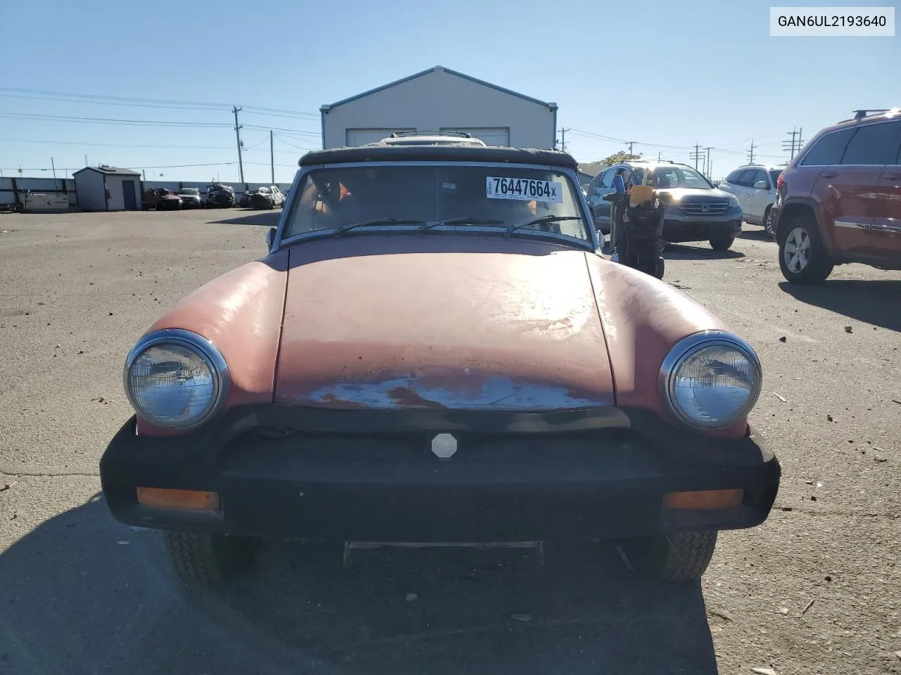 1979 Mg Midget VIN: GAN6UL2193640 Lot: 76447664