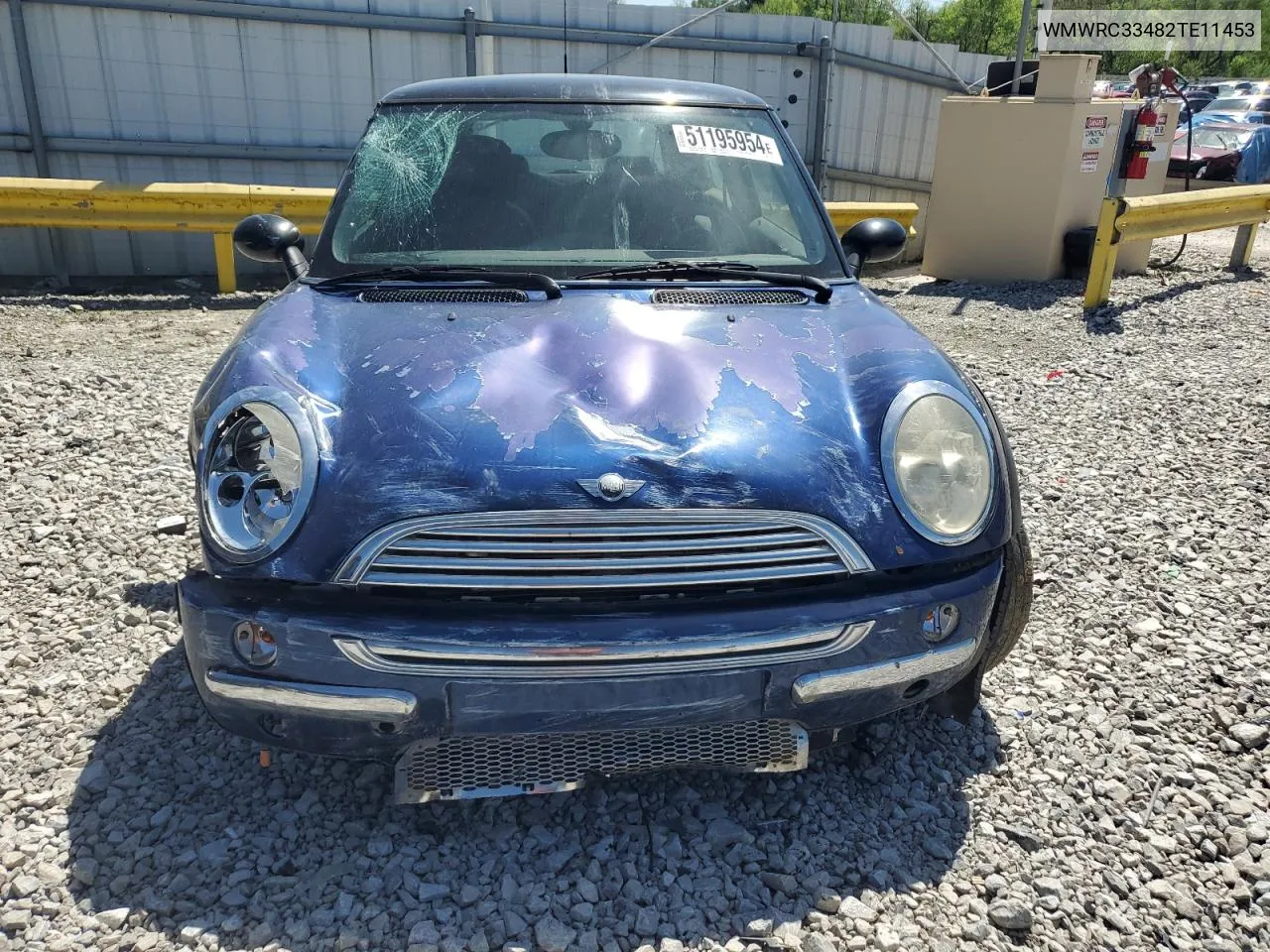 2002 Mini Cooper VIN: WMWRC33482TE11453 Lot: 51195954