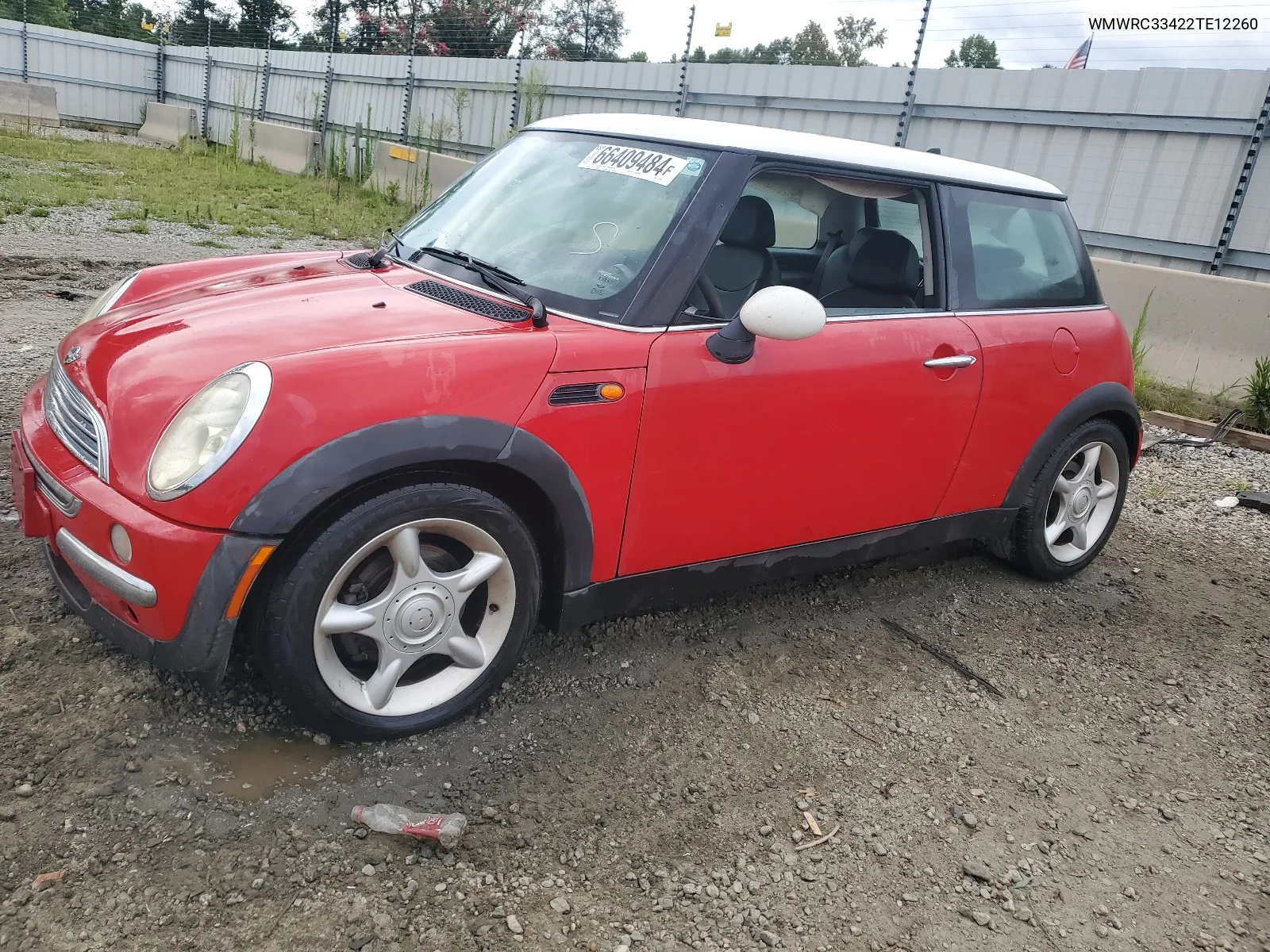 2002 Mini Cooper VIN: WMWRC33422TE12260 Lot: 66409484