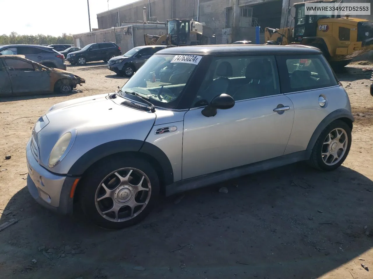 2002 Mini Cooper S VIN: WMWRE33492TD52553 Lot: 74763024