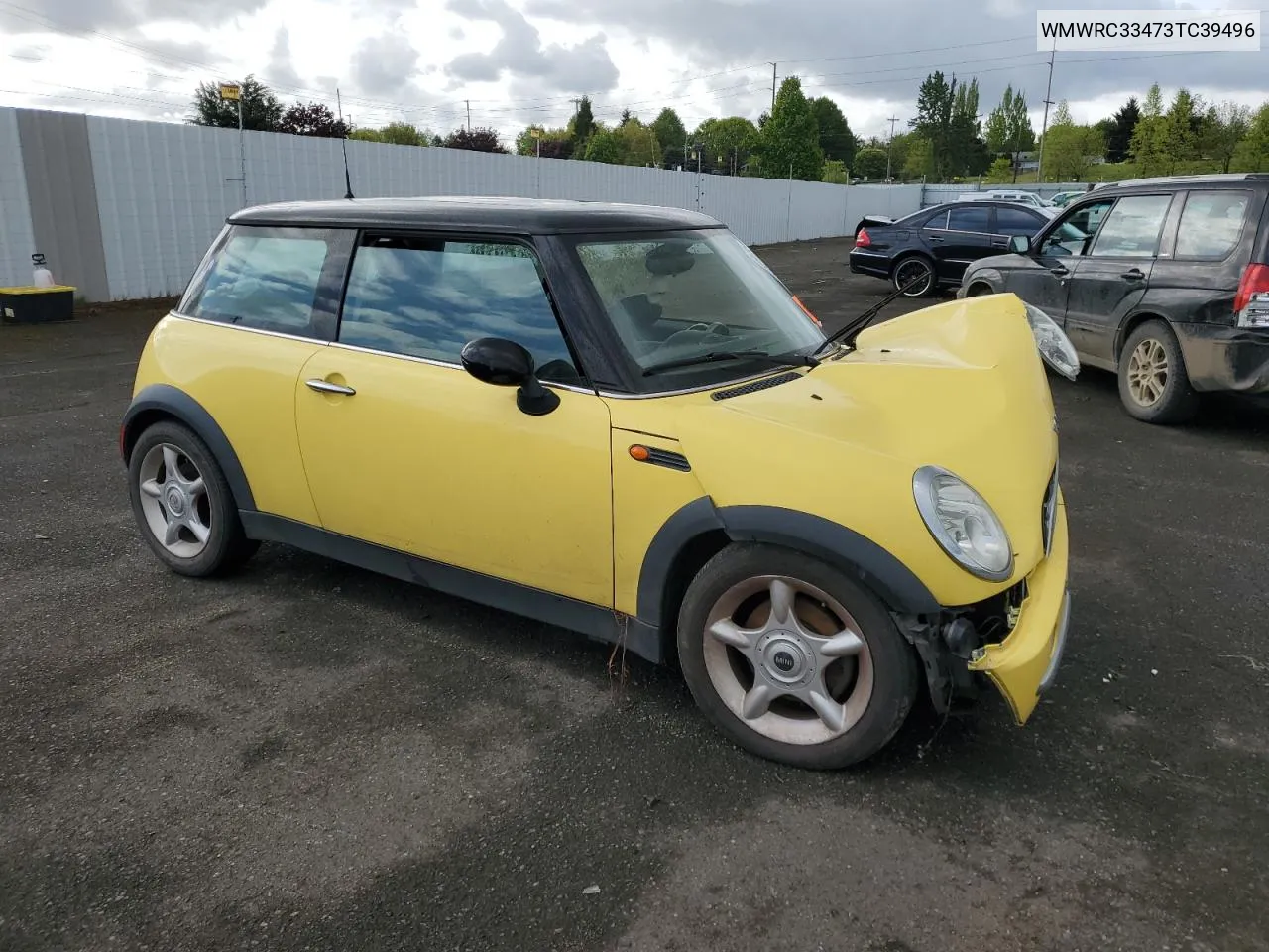 2003 Mini Cooper VIN: WMWRC33473TC39496 Lot: 53094324