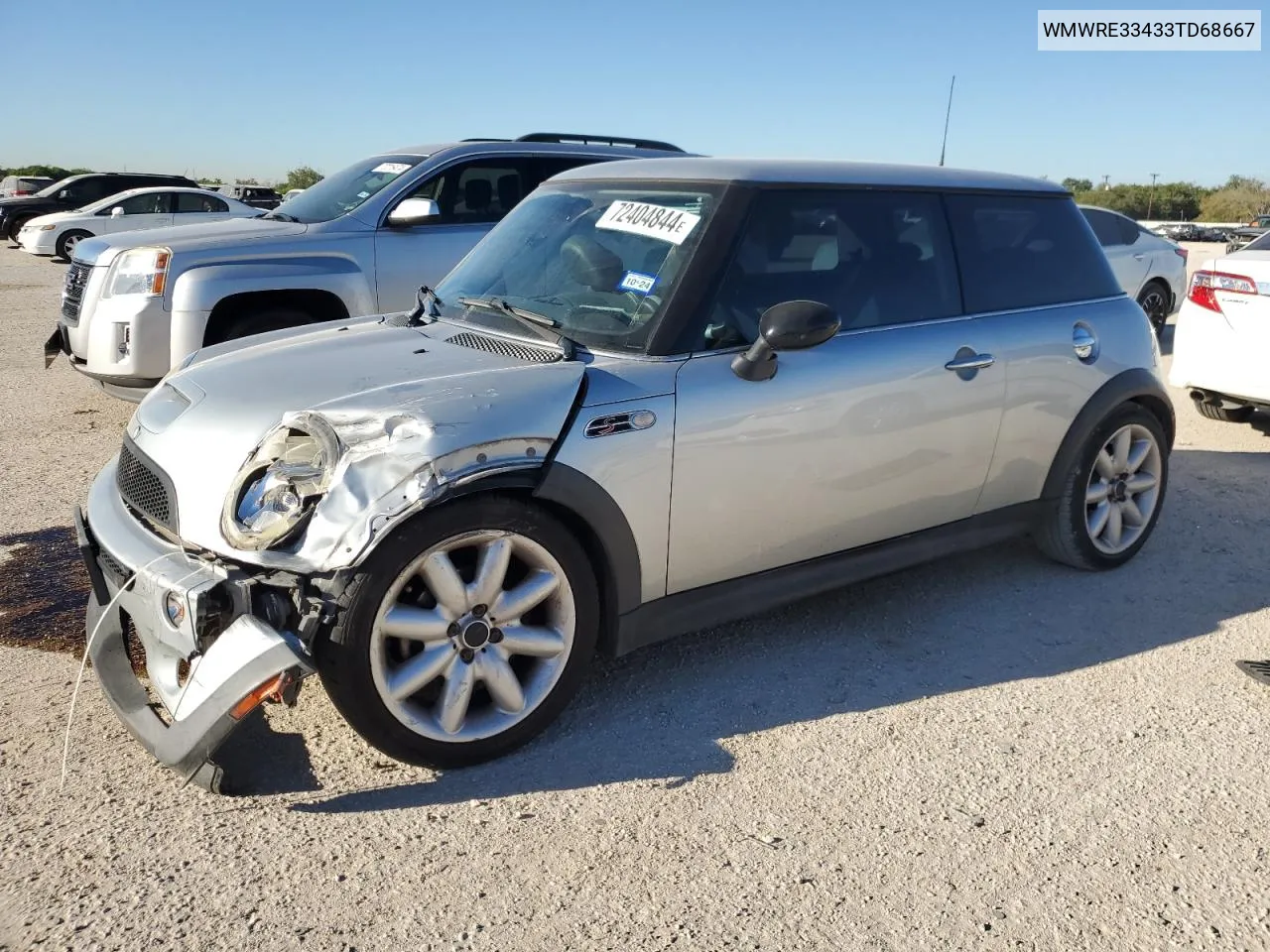 2003 Mini Cooper S VIN: WMWRE33433TD68667 Lot: 72404844