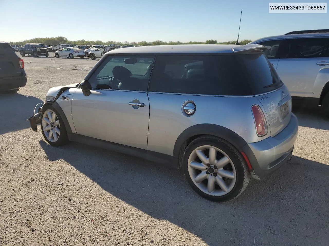 2003 Mini Cooper S VIN: WMWRE33433TD68667 Lot: 72404844