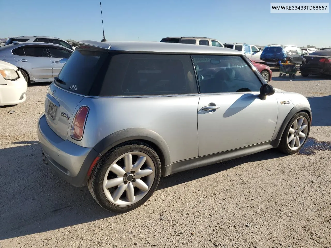 2003 Mini Cooper S VIN: WMWRE33433TD68667 Lot: 72404844