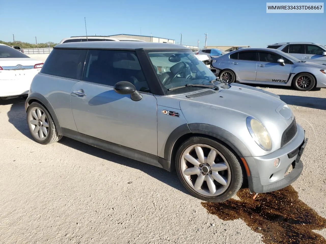 2003 Mini Cooper S VIN: WMWRE33433TD68667 Lot: 72404844