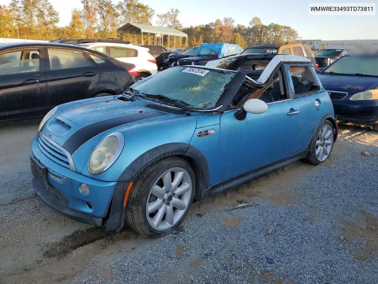 2003 Mini Cooper S VIN: WMWRE33493TD73811 Lot: 75547514