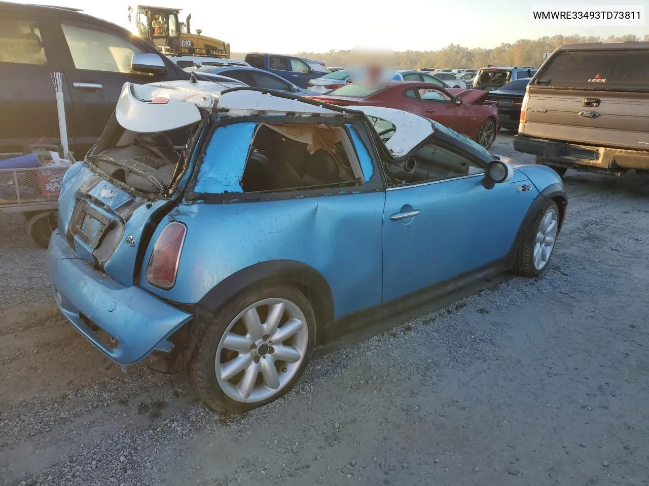 2003 Mini Cooper S VIN: WMWRE33493TD73811 Lot: 75547514