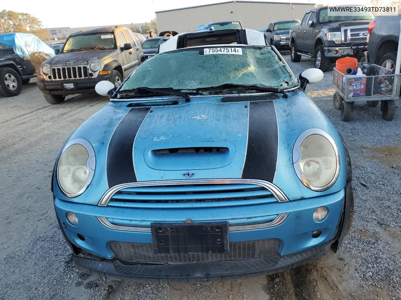 2003 Mini Cooper S VIN: WMWRE33493TD73811 Lot: 75547514