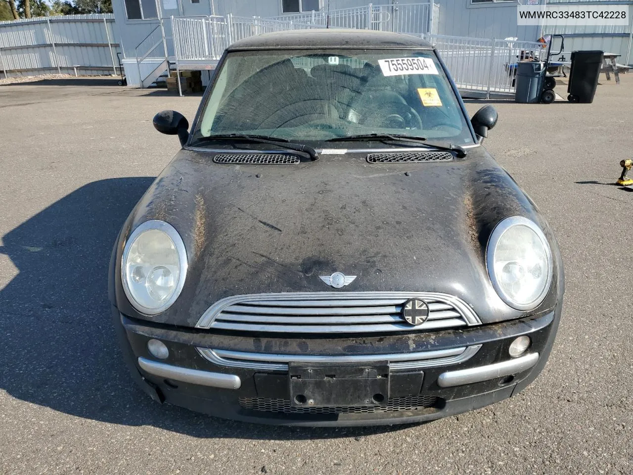 2003 Mini Cooper VIN: WMWRC33483TC42228 Lot: 75559504