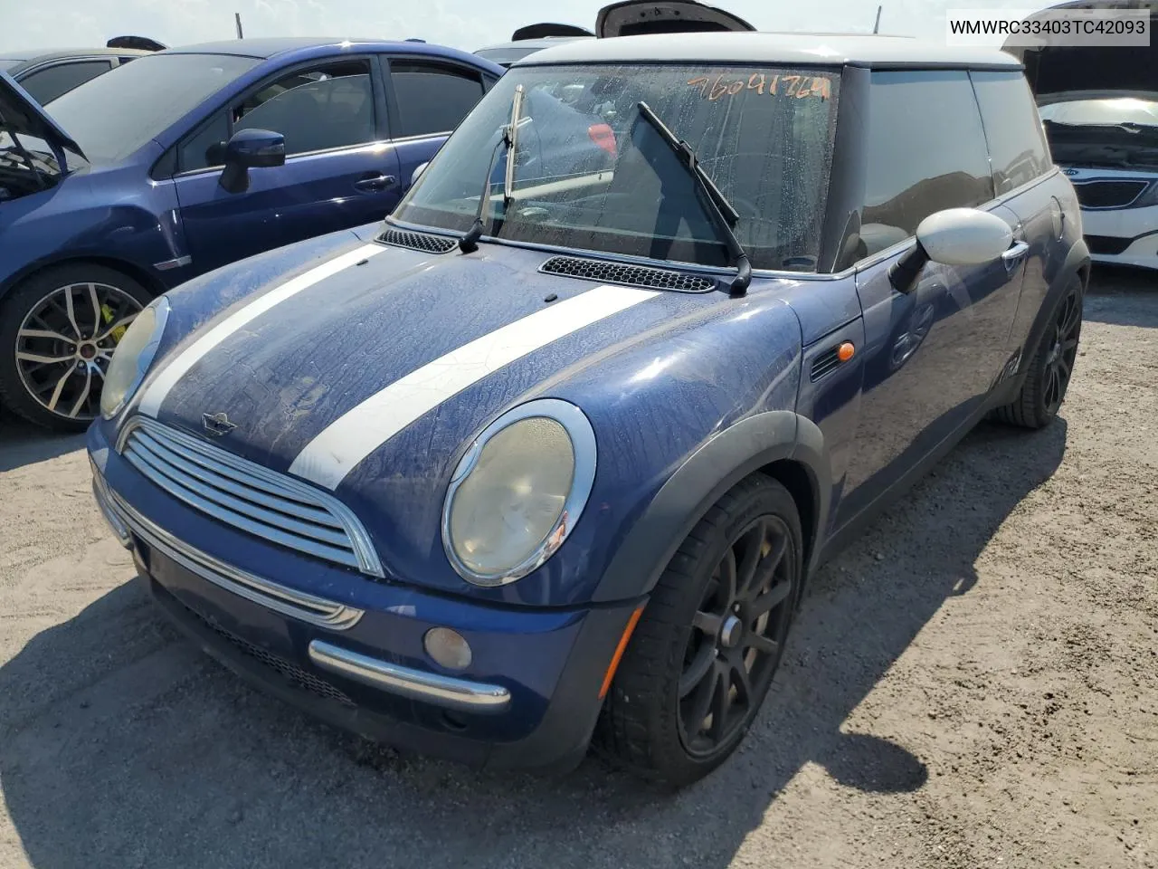 2003 Mini Cooper VIN: WMWRC33403TC42093 Lot: 76041764