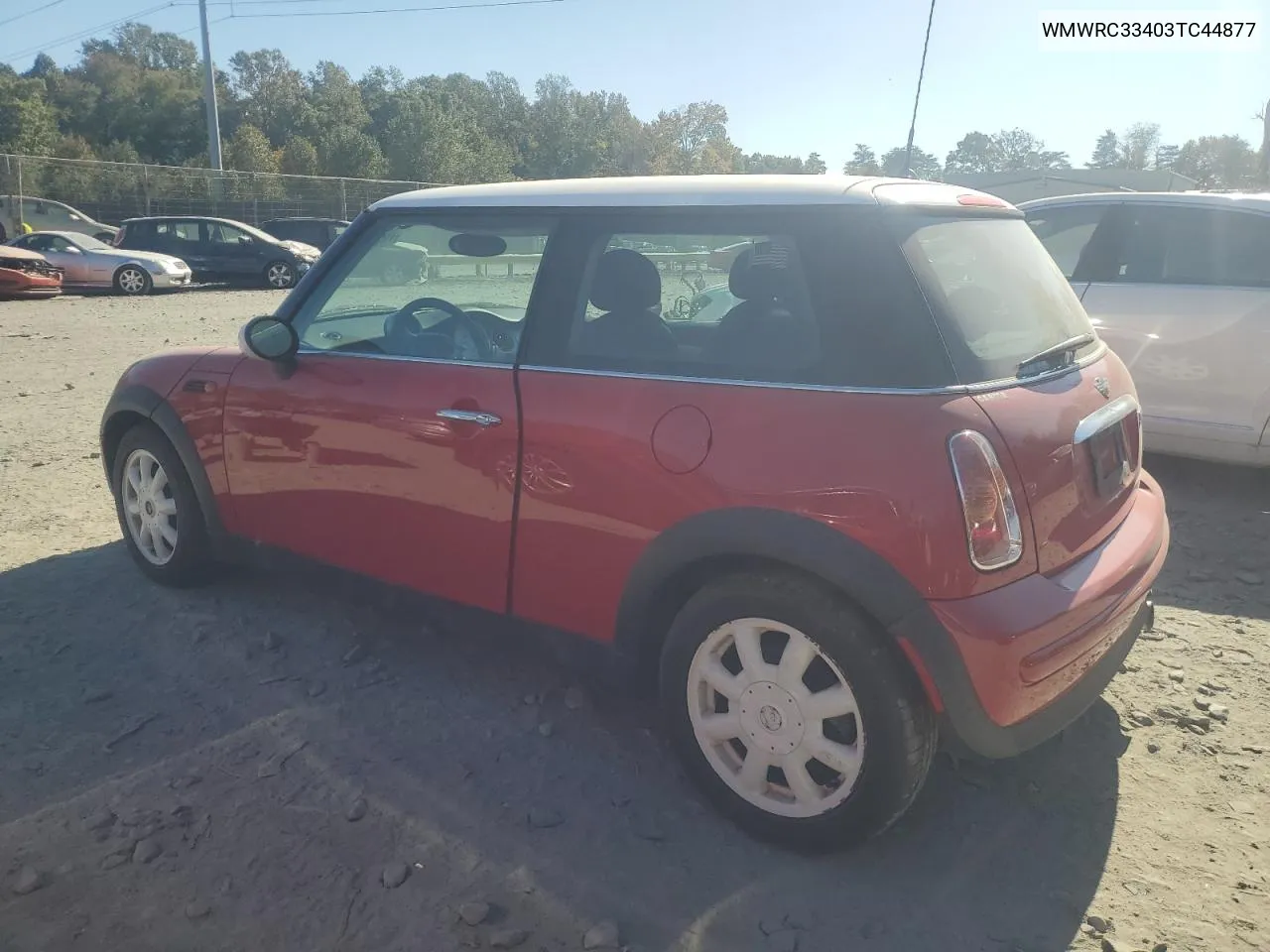 2003 Mini Cooper VIN: WMWRC33403TC44877 Lot: 76619234