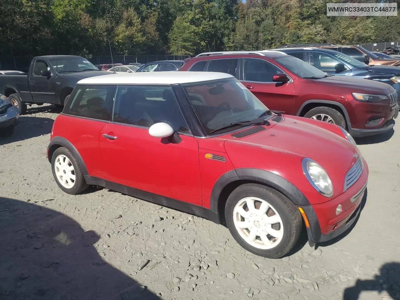 2003 Mini Cooper VIN: WMWRC33403TC44877 Lot: 76619234