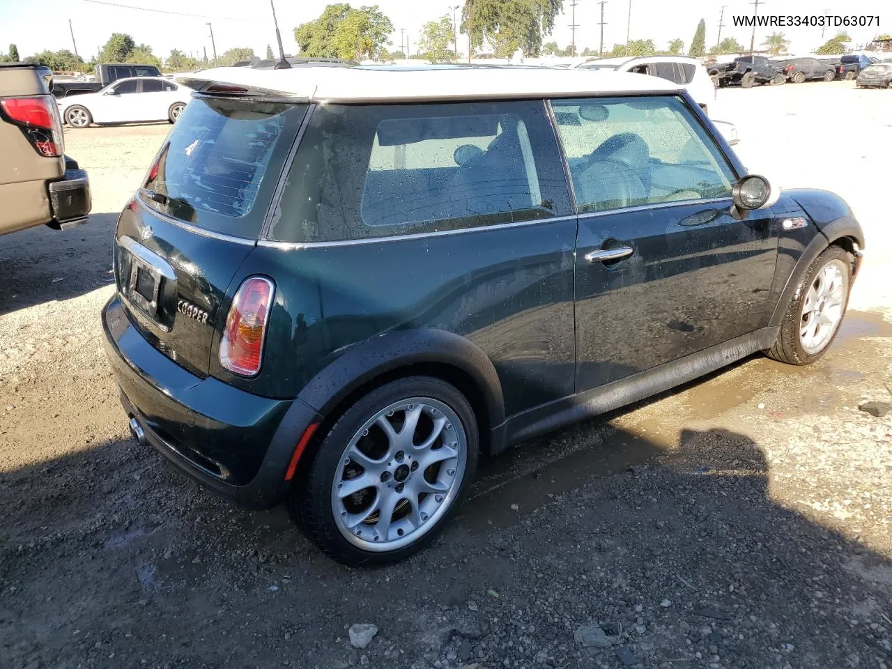 2003 Mini Cooper S VIN: WMWRE33403TD63071 Lot: 78931424