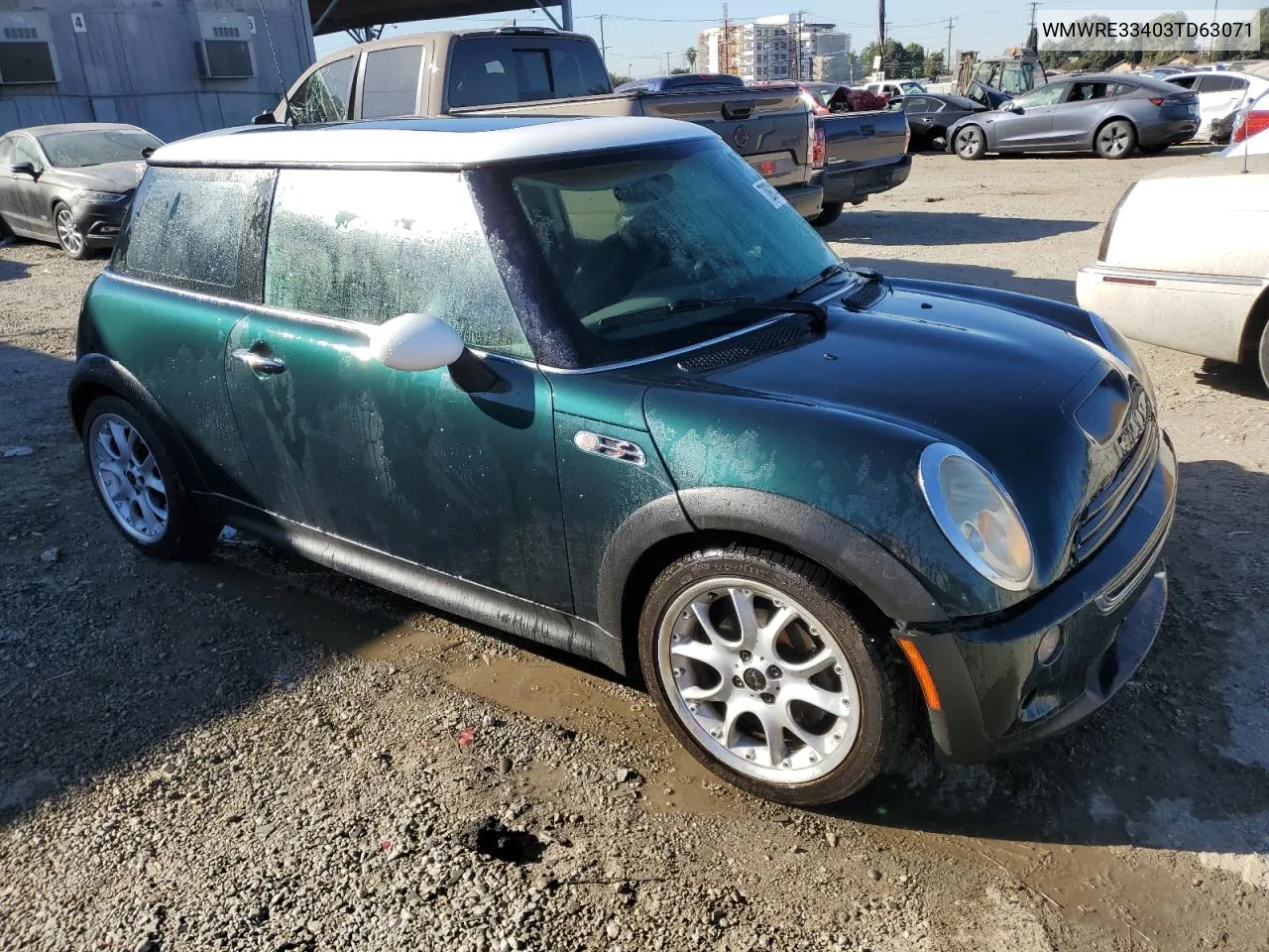 2003 Mini Cooper S VIN: WMWRE33403TD63071 Lot: 78931424