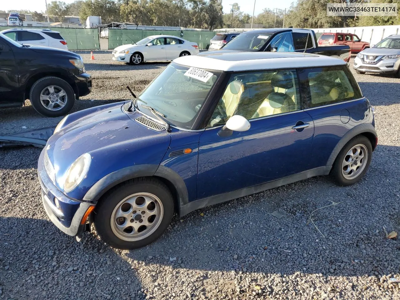 2003 Mini Cooper VIN: WMWRC33463TE14174 Lot: 80637004