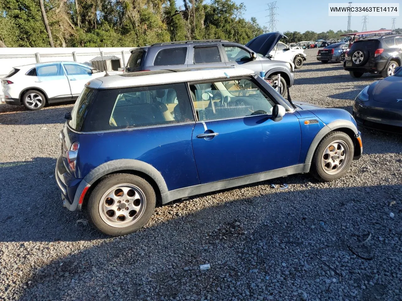 2003 Mini Cooper VIN: WMWRC33463TE14174 Lot: 80637004