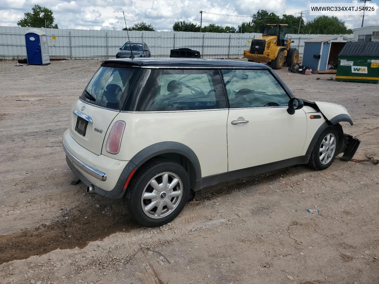 2004 Mini Cooper VIN: WMWRC334X4TJ54926 Lot: 61841314