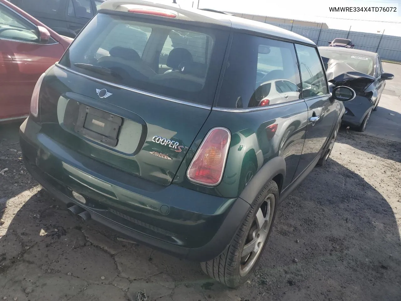 2004 Mini Cooper S VIN: WMWRE334X4TD76072 Lot: 72753754