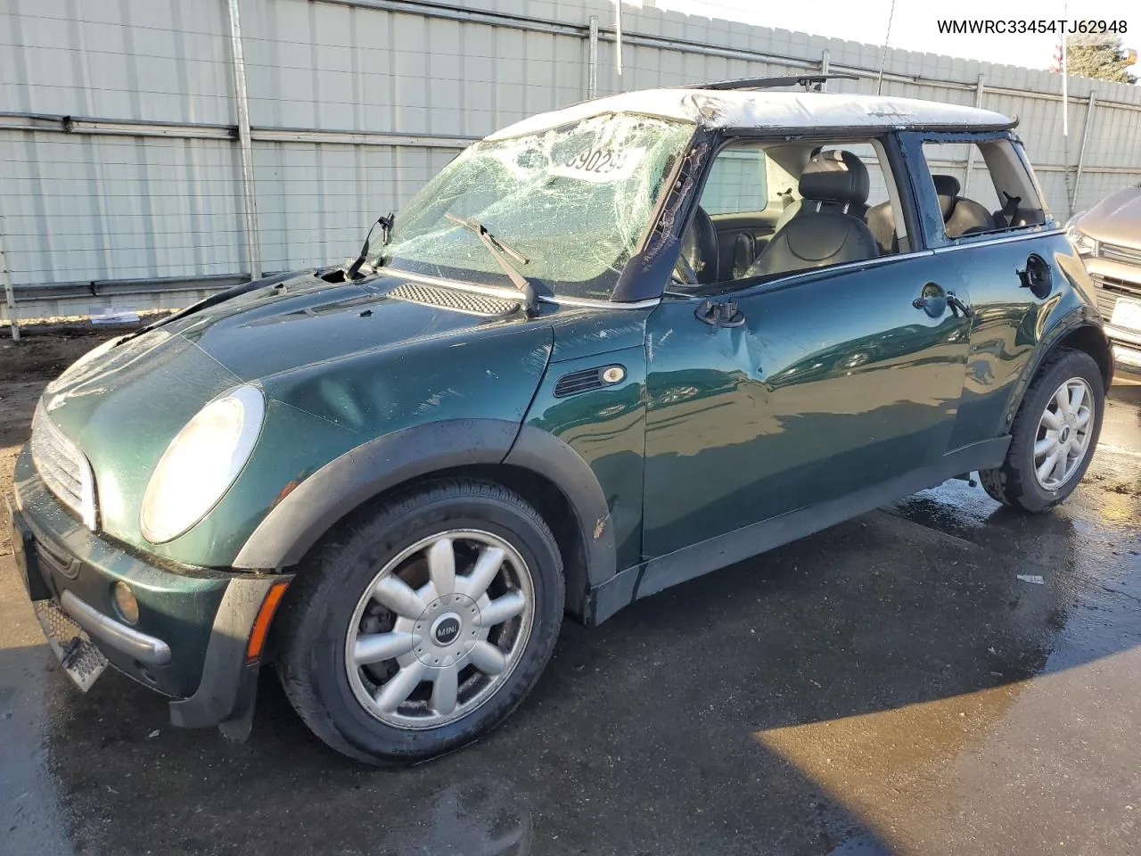 2004 Mini Cooper VIN: WMWRC33454TJ62948 Lot: 76390294