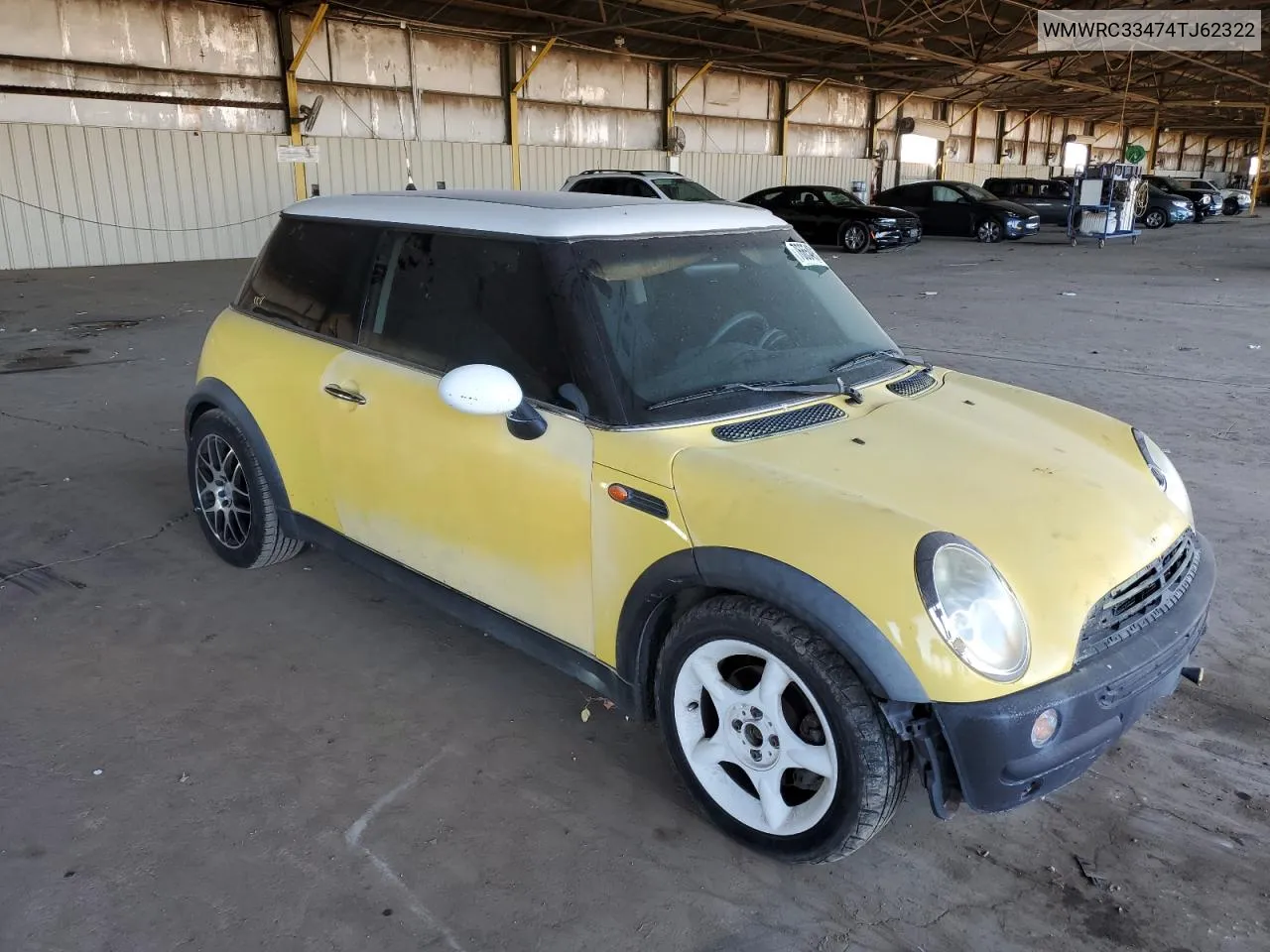 2004 Mini Cooper VIN: WMWRC33474TJ62322 Lot: 76654914