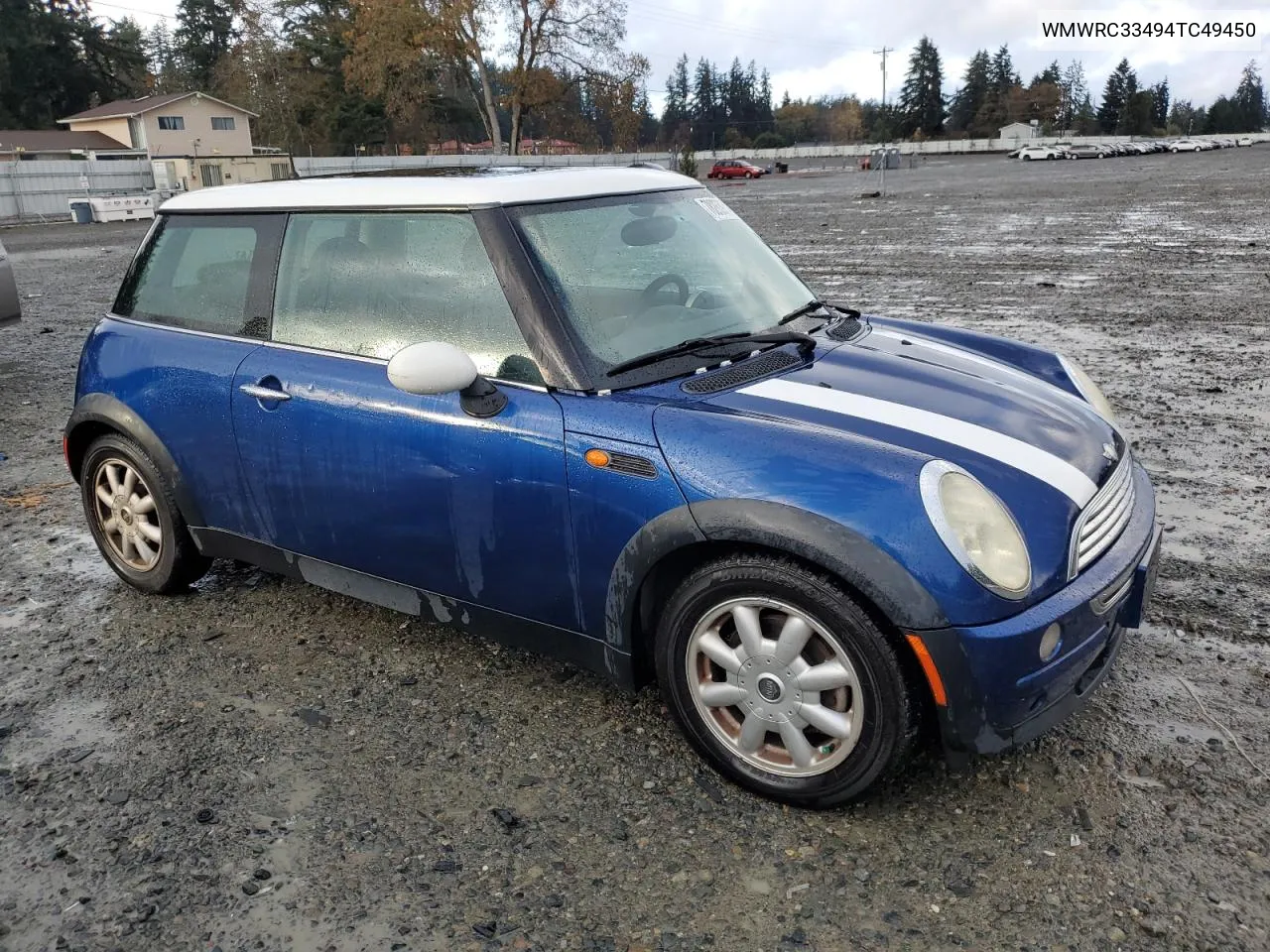 2004 Mini Cooper VIN: WMWRC33494TC49450 Lot: 78263974