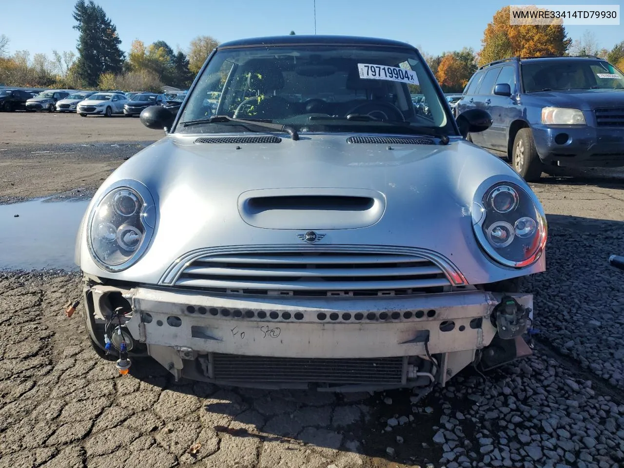 2004 Mini Cooper S VIN: WMWRE33414TD79930 Lot: 79719904