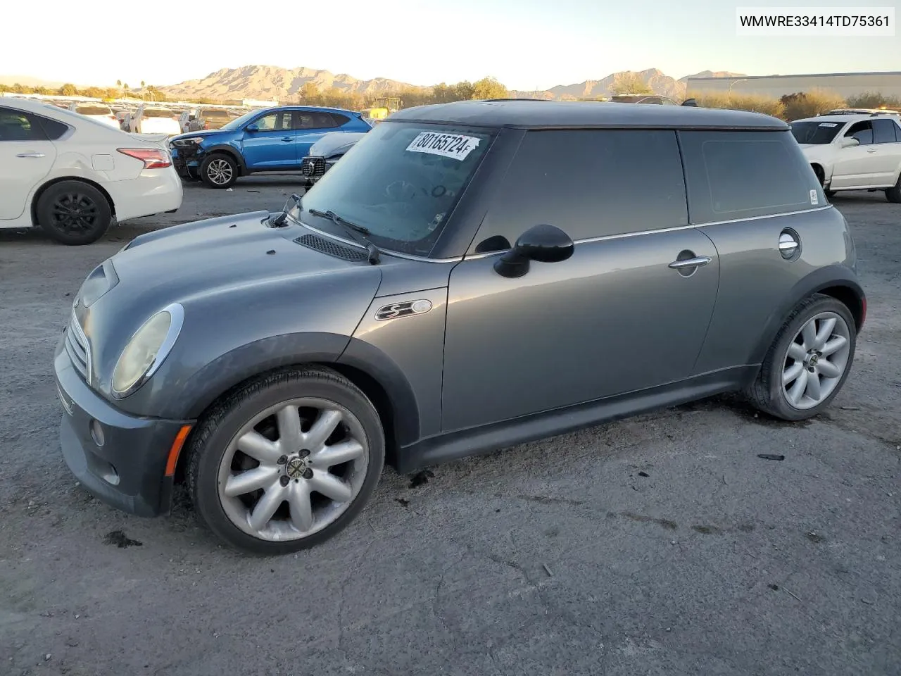 2004 Mini Cooper S VIN: WMWRE33414TD75361 Lot: 80165724