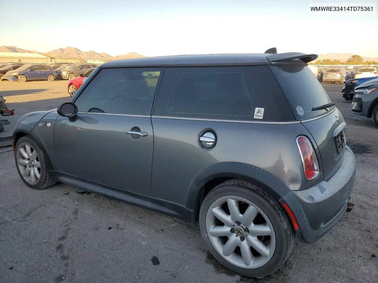 2004 Mini Cooper S VIN: WMWRE33414TD75361 Lot: 80165724